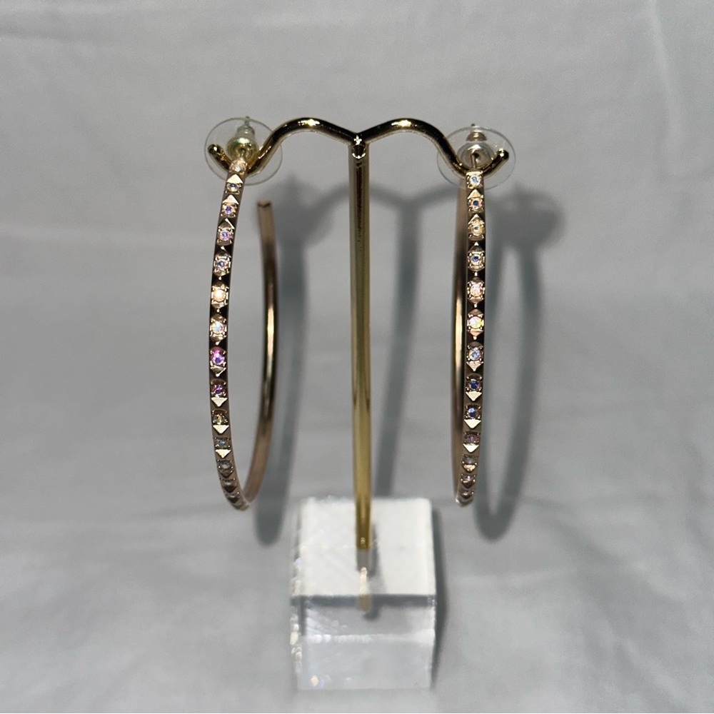 Kendra Scott Large Rose Gold Hoop Earrings